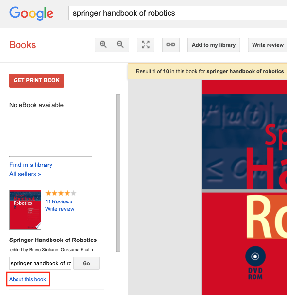 Google Books - book details